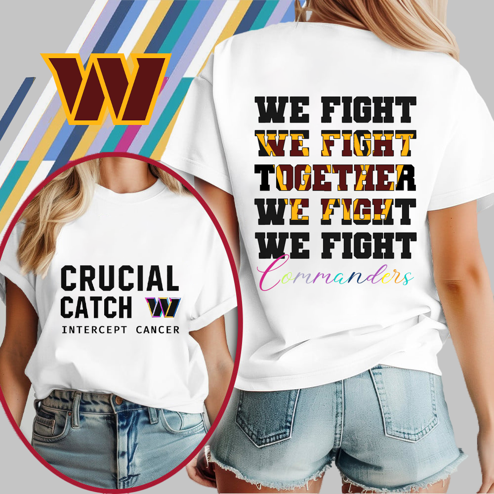 WC NFL Crucial Catch We Fight Together T-Shirt DDT HLPHUONG