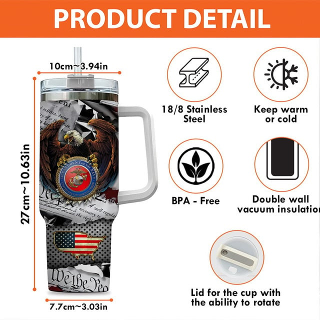 CHI x NFL Stainless Steel Tumbler With Handle DDT HLPHUONG