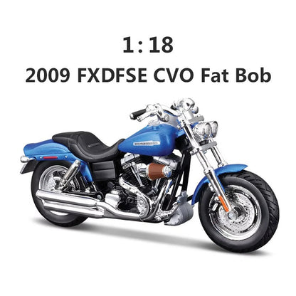 Scale 1:18 Harley Collectible Hobbies Motorcycle Model Toys DDT CTND