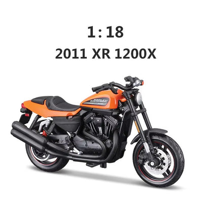 Scale 1:18 Harley Collectible Hobbies Motorcycle Model Toys DDT CTND