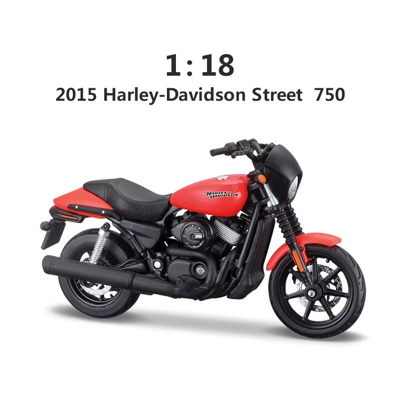 Scale 1:18 Harley Collectible Hobbies Motorcycle Model Toys DDT CTND