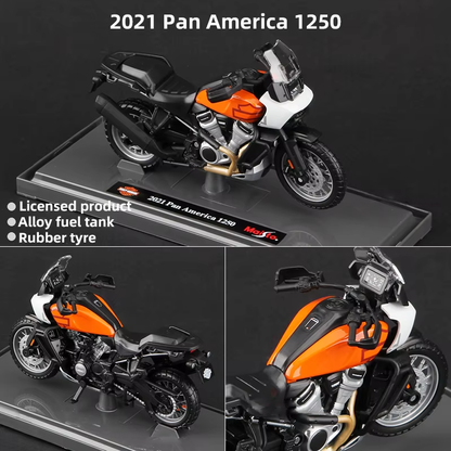 Scale 1:18 Harley Collectible Hobbies Motorcycle Model Toys DDT CTND