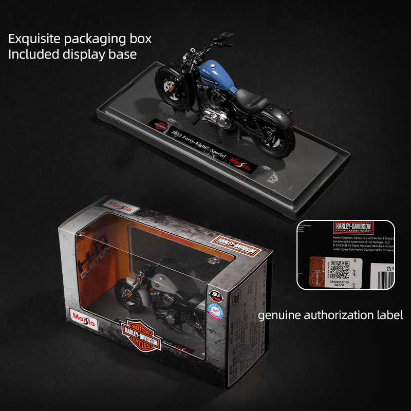 Scale 1:18 Harley Collectible Hobbies Motorcycle Model Toys DDT CTND