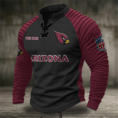AC x NFL Men Stand Collar Long Sleeve Top DDT  CTND
