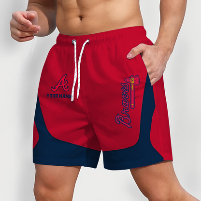 ATL x MLB Team Special Short Pants For Men Custom Name Gifts DATND TANTD