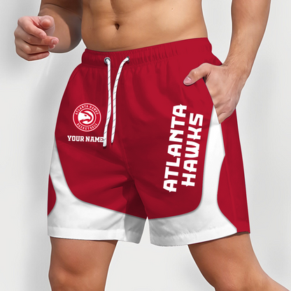 ATL x NBA Team Special Short Pants For Men Custom Name Gifts DATND TANTD