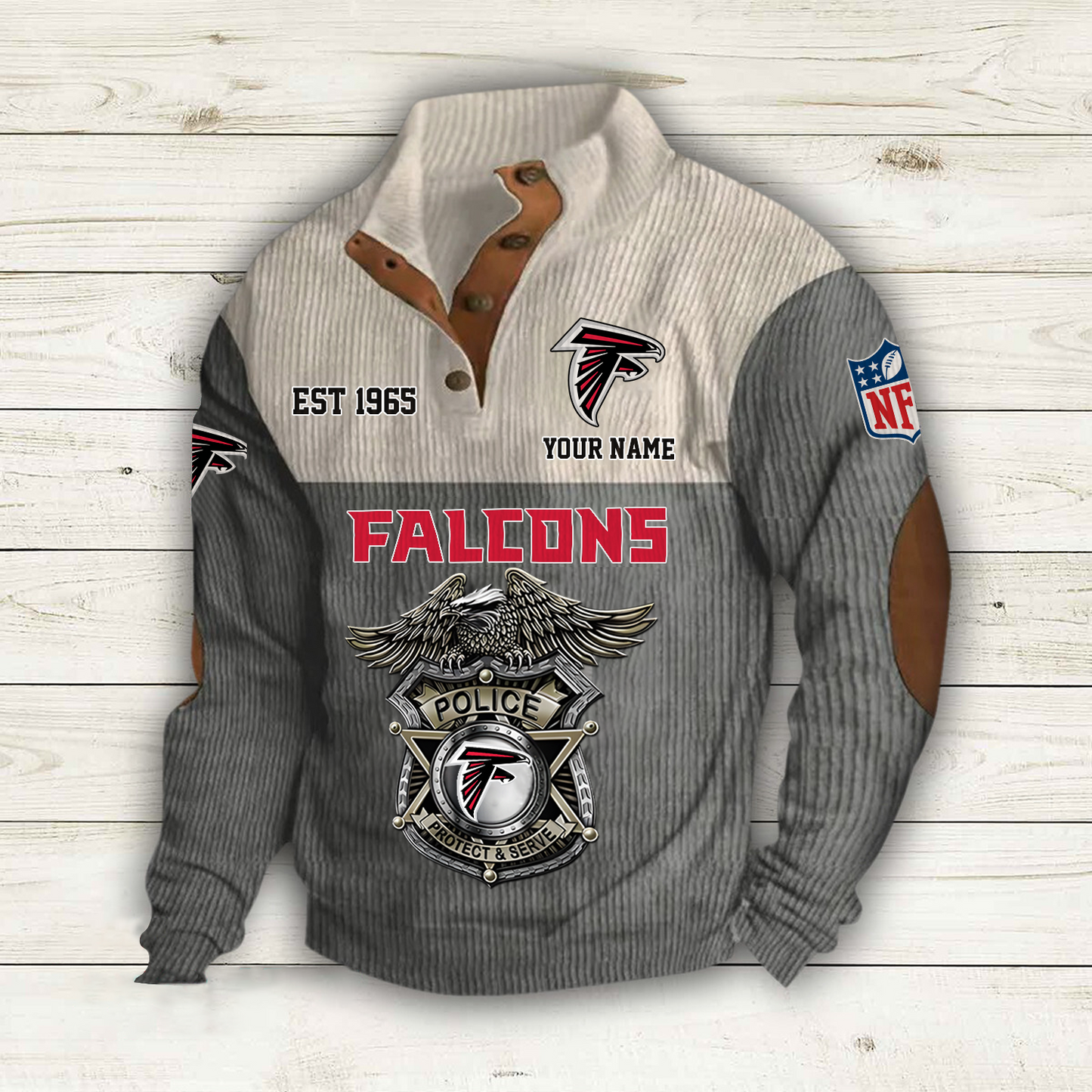 ATL x NFL Custom Name Sport Sweatshirt DatND DVT