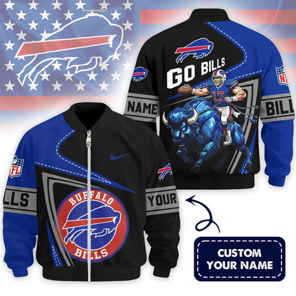 BB Premium NFL Game Day 3D Bomber Jacket DDT NTL
