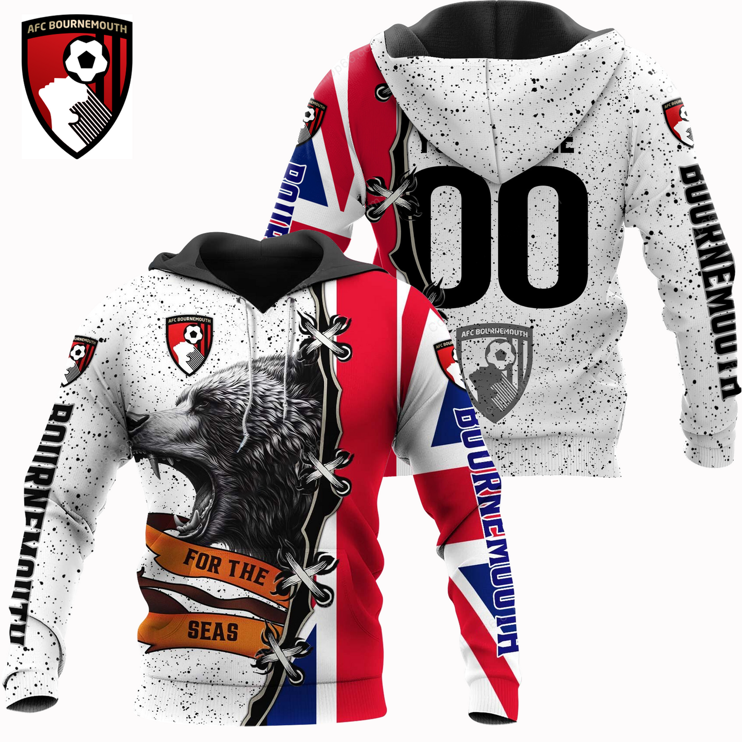 BOU x EPL UK Flag Mascot Design Shirt DDT CTND