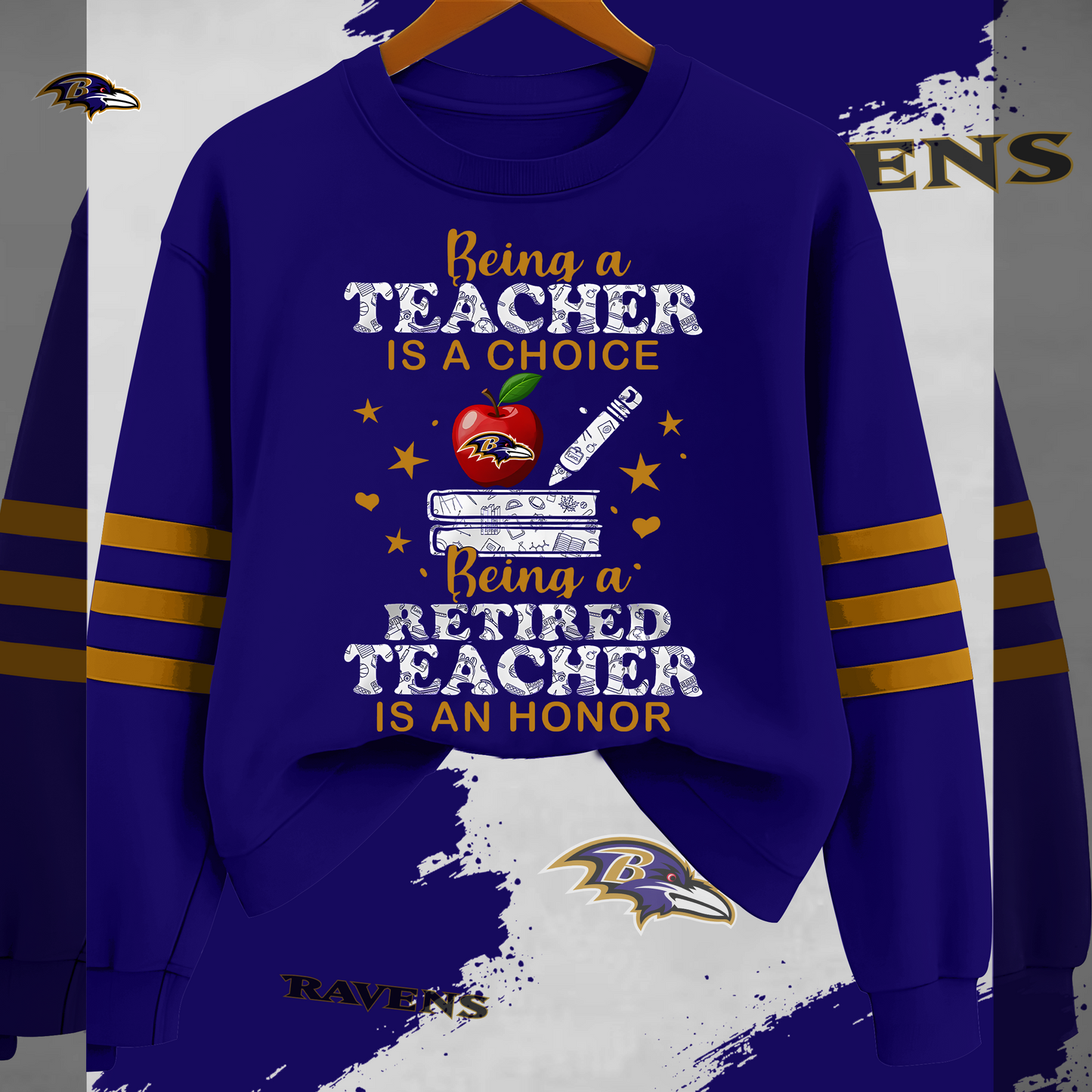 BR Premium NFL Teacher Honor 3D Sweatshirt DDT HLPHUONG