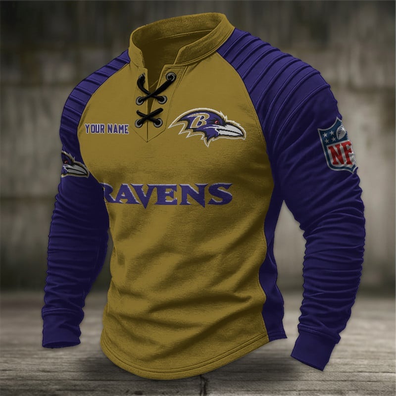 BR x NFL Men Stand Collar Long Sleeve Top DDT  CTND