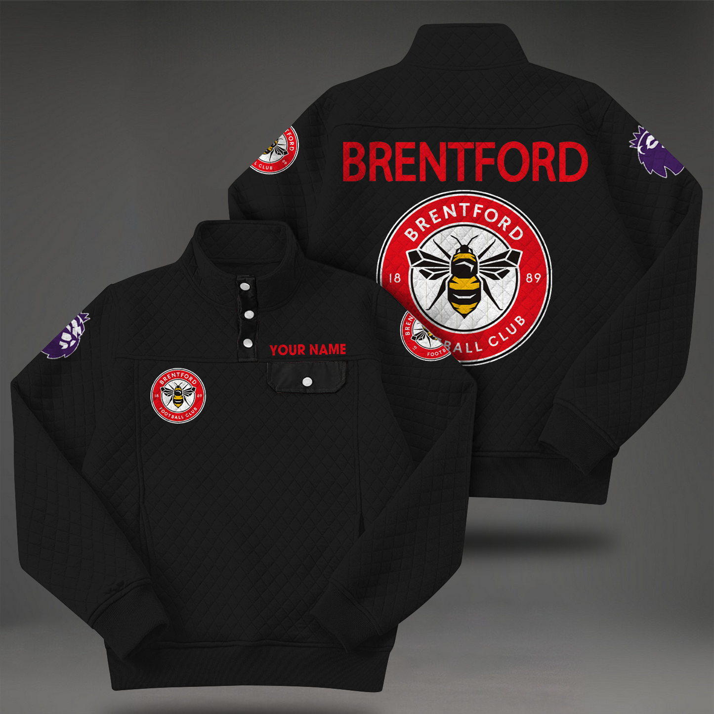 BRE x EPL Quilted Sweatshirt DatND DVT