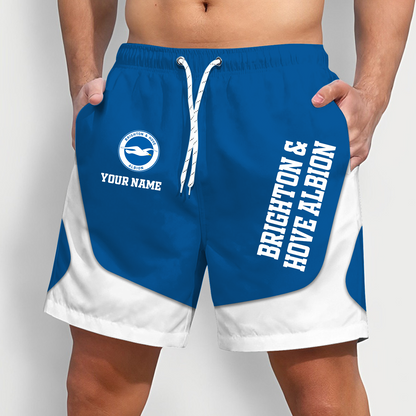 BRI x EPL Team Special Short Pants For Men Custom Name Gifts DATND TANTD