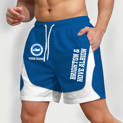 BRI x EPL Team Special Short Pants For Men Custom Name Gifts DATND TANTD
