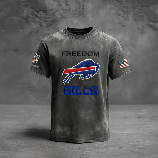 BUF Premium NFL The Freedom Washed Tee DatND DVT