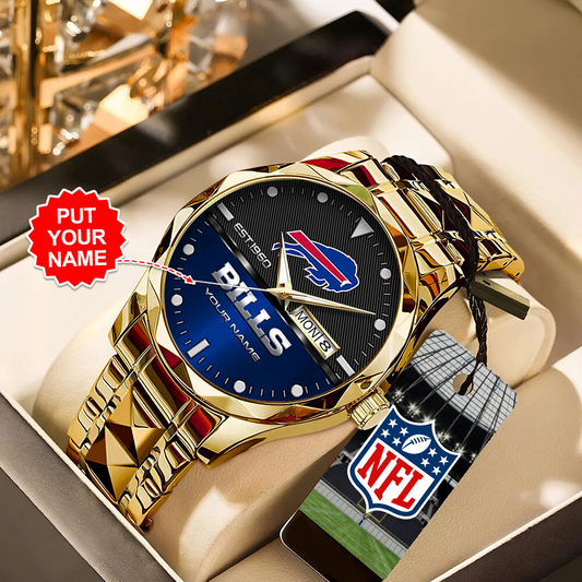 BUF x NFL Alloy Luxury Quartz Watch DATND TANTD