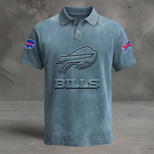 BUF x NFL Embossed Polo Shirt DATND TANTD