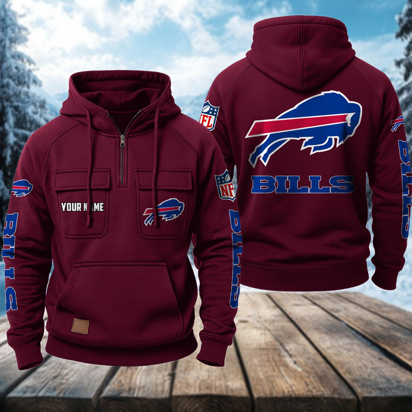 BUF x NFL Premium Hoodie DATND TANTD