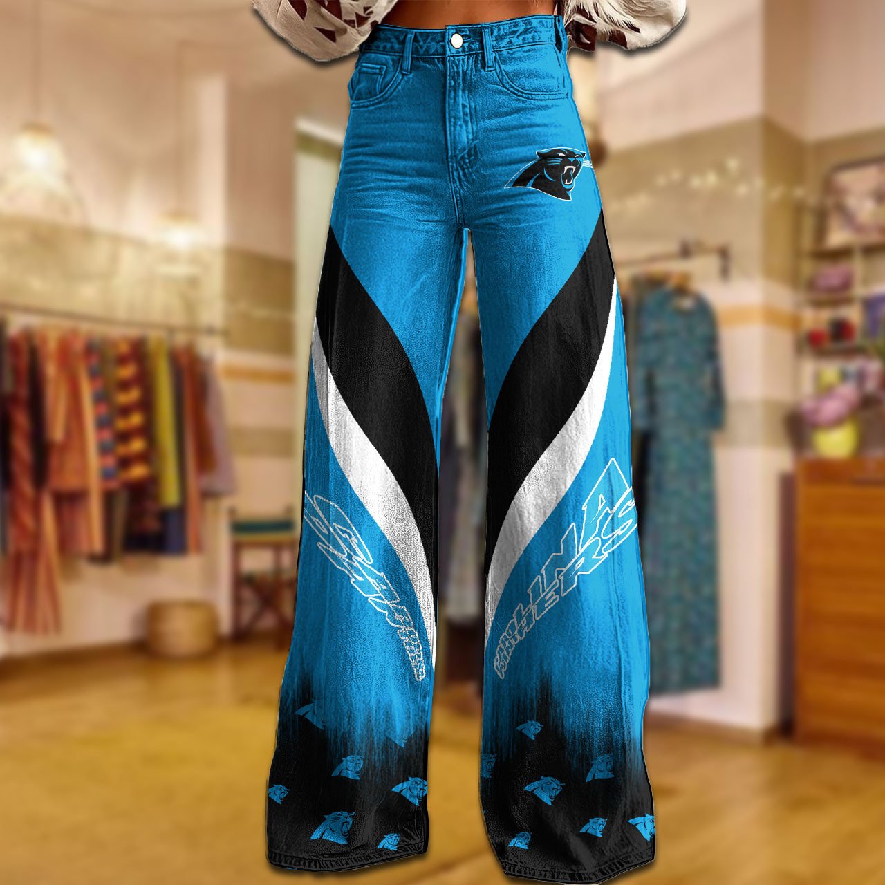 CAR x NFL Women's Casual Wide Leg Pants DATND TANTD 281025