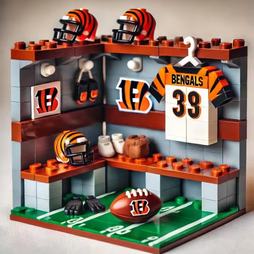 NFL Teams Custom Building Blocks Creative Peripheral Gift Model Toy Mini Changing Room Professional Football League Teams DDT CTND
