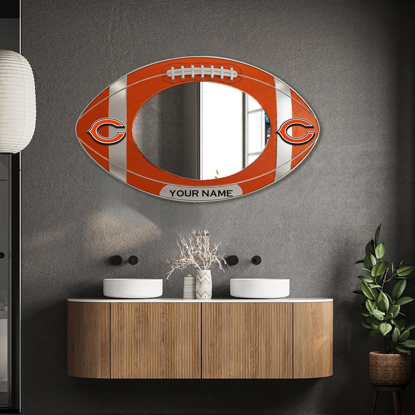 CHI Custom NFL Wall Mirror Decor For Fan DDT CTND