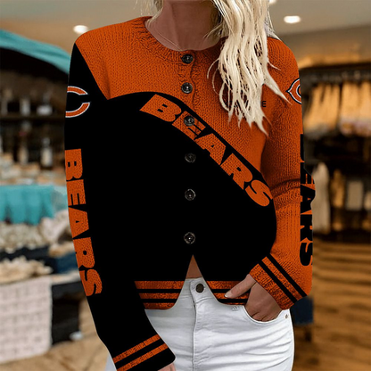 CHI x NFL Knitted Cardigan DATND TANTD