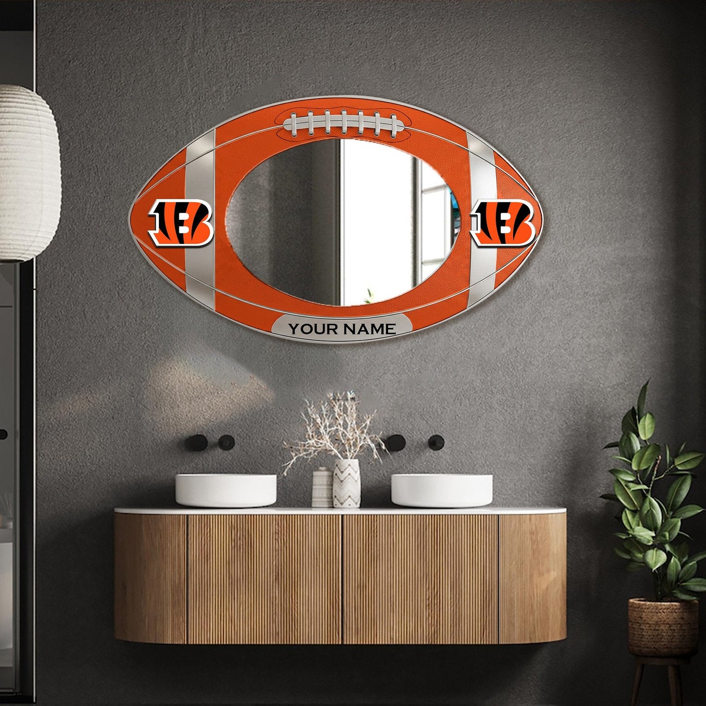 CIN Custom NFL Wall Mirror Decor For Fan DDT CTND