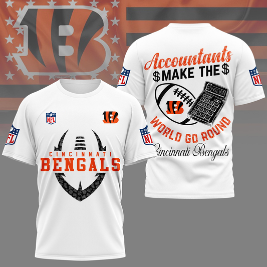 CIN Premium NFL Accountant Pride Fan 3D Shirt DDT CTND