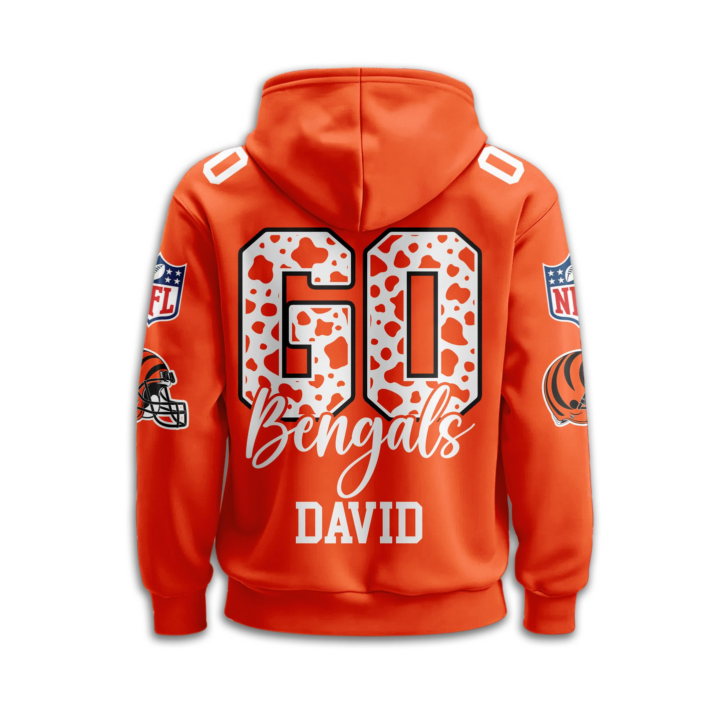 CIN Premium NFL Custom Game Day Hoodie DDT NTL