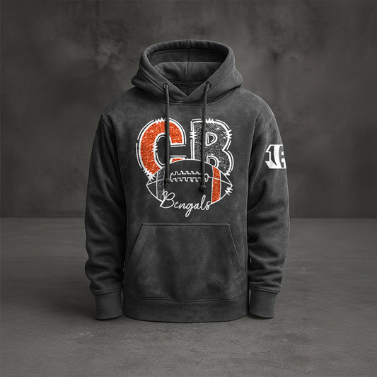 CIN x NFL Embossed Hoodie DatND THUONGNH