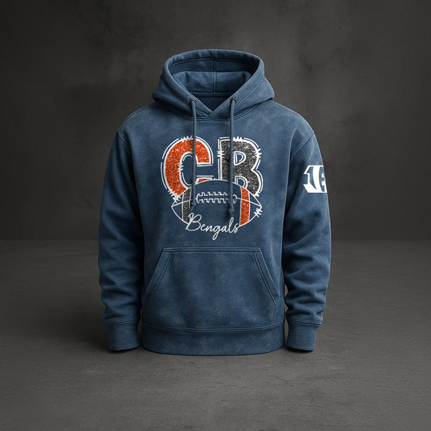 CIN x NFL Embossed Hoodie DatND THUONGNH