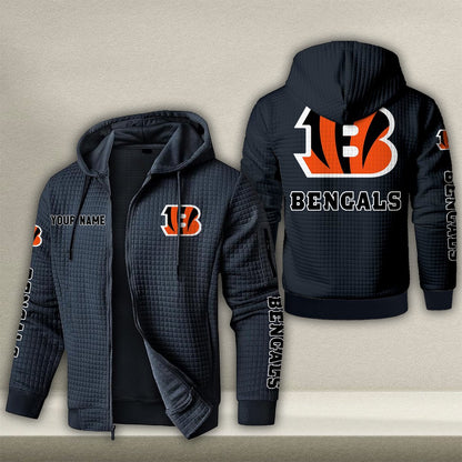 CIN x NFL Quilted Zip Hoodie DatND DVT