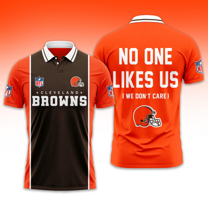 CLE NFL No One Like Us Polo Shirt DDT HLPHUONG