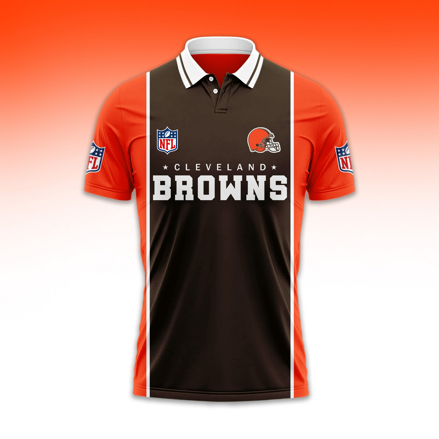 CLE NFL No One Like Us Polo Shirt DDT HLPHUONG