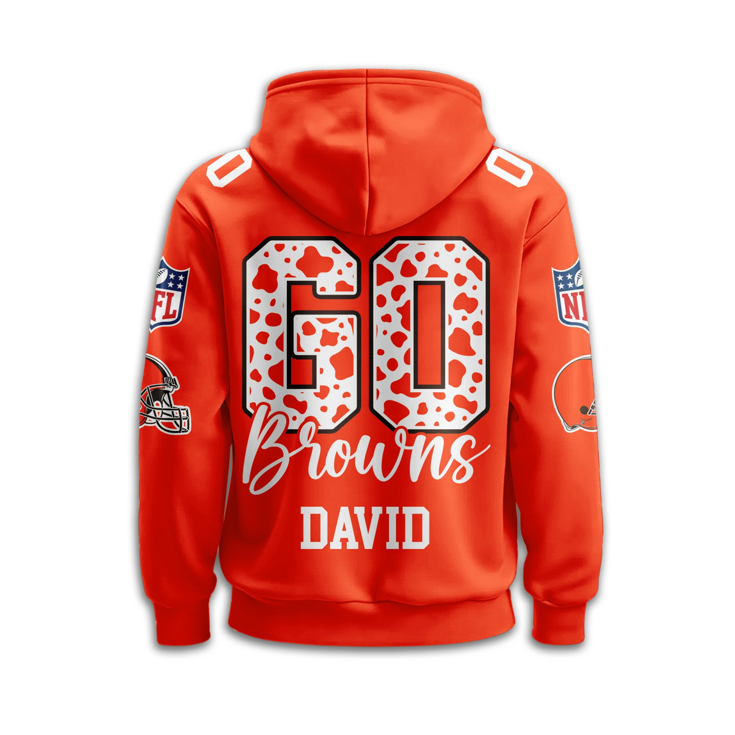 CLE Premium NFL Custom Game Day Hoodie DDT NTL