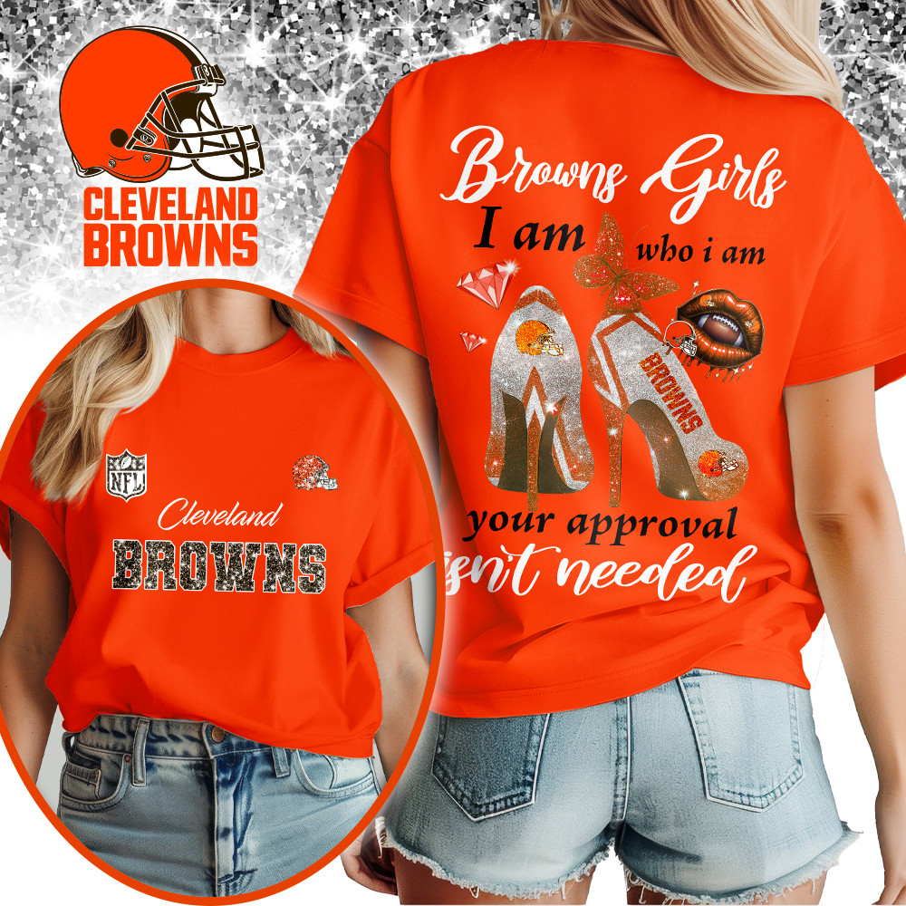 CLE Premium NFL I Am Who I Am Glitter 3D Apparel DDT NTL