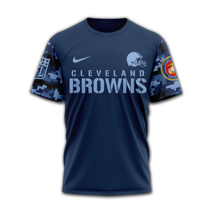 CLE Premium NFL Navy Veteran Popeye 3D Shirt DDT CTND