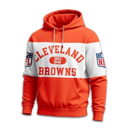 CLE Premium NFL Touchdown Spirit Personalized Hoodie DDT CTND