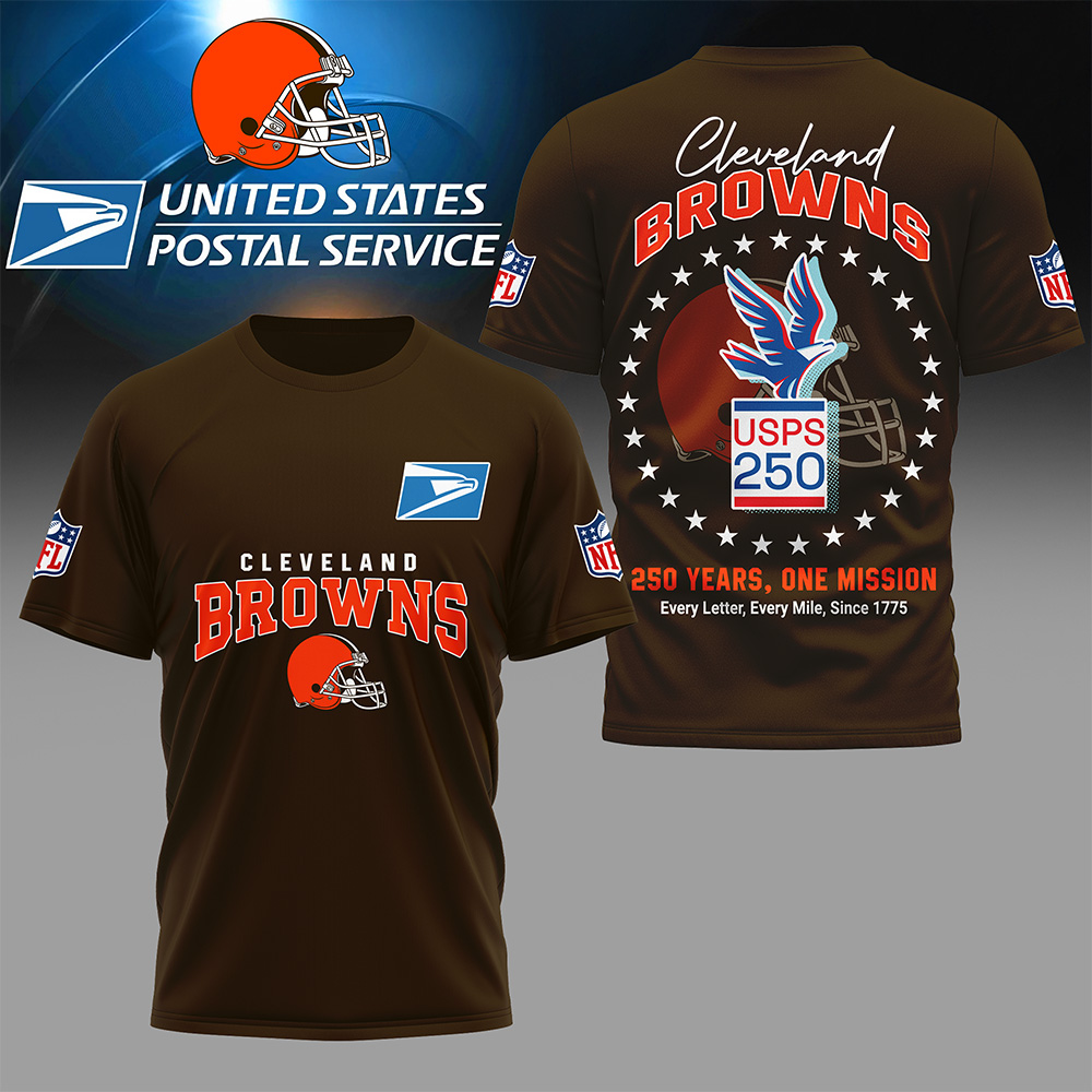 CLE Premium NFL United States Postal Service 250th Anniversary 3D Shirt DDT CTND