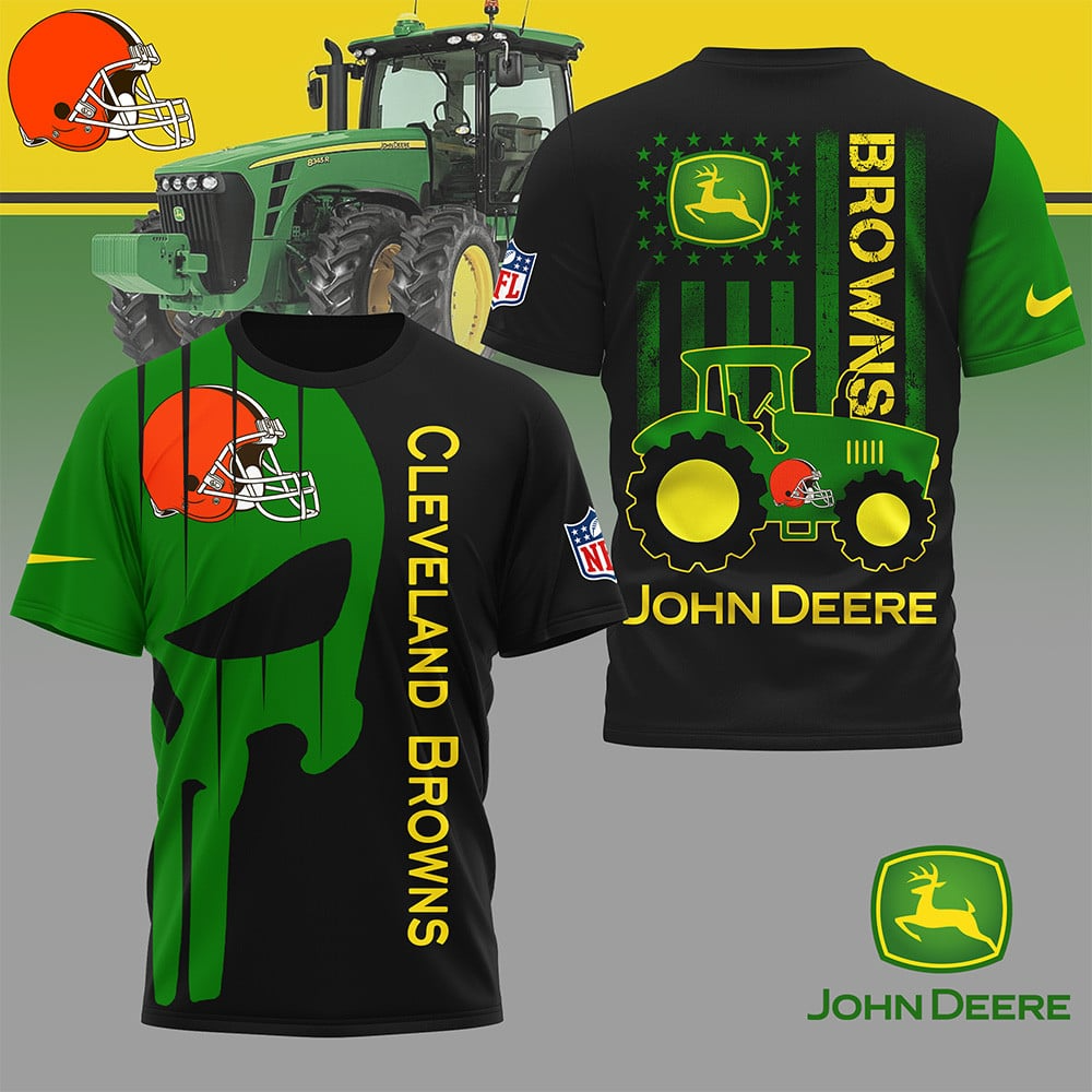 CLE Premium NFL x John Deere 3D Shirt DDT NTL