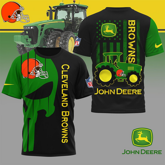 CLE Premium NFL x John Deere 3D Shirt DDT NTL