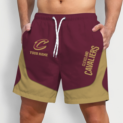 CLE x NBA Team Special Short Pants For Men Custom Name Gifts DATND TANTD