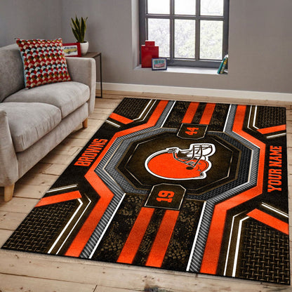 CLE x NFL Custom Rug DatND DVT
