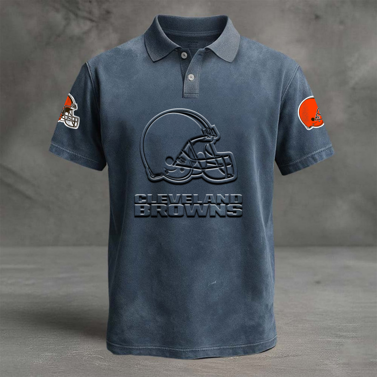 CLE x NFL Embossed Polo Shirt DATND TANTD