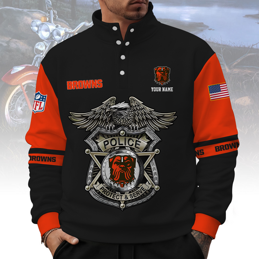 CLE x NFL Western Style Sweater With Buckles DatND ThuongNH