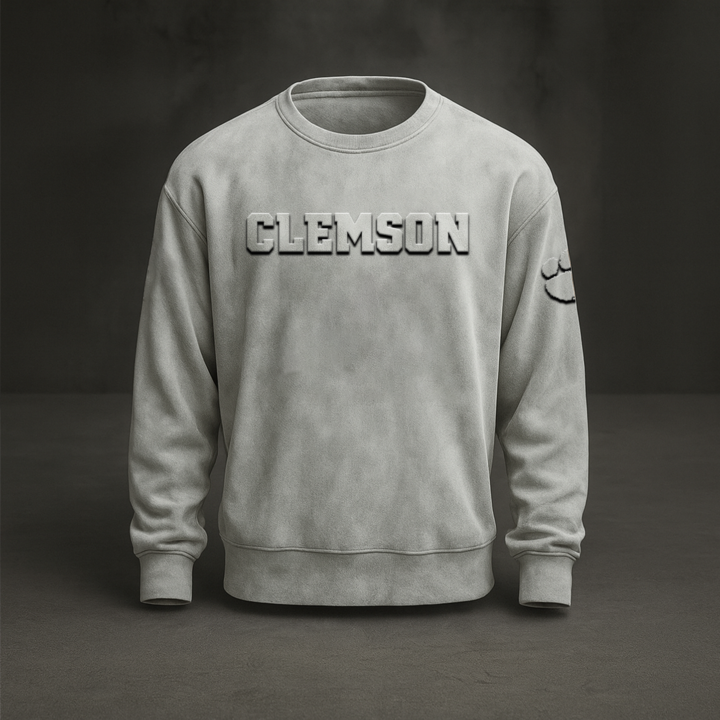 CLEM x NCAA Embossed Sweat Shirt DATND TANTD