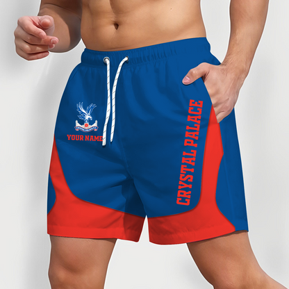 CRY x EPL Team Special Short Pants For Men Custom Name Gifts DATND TANTD