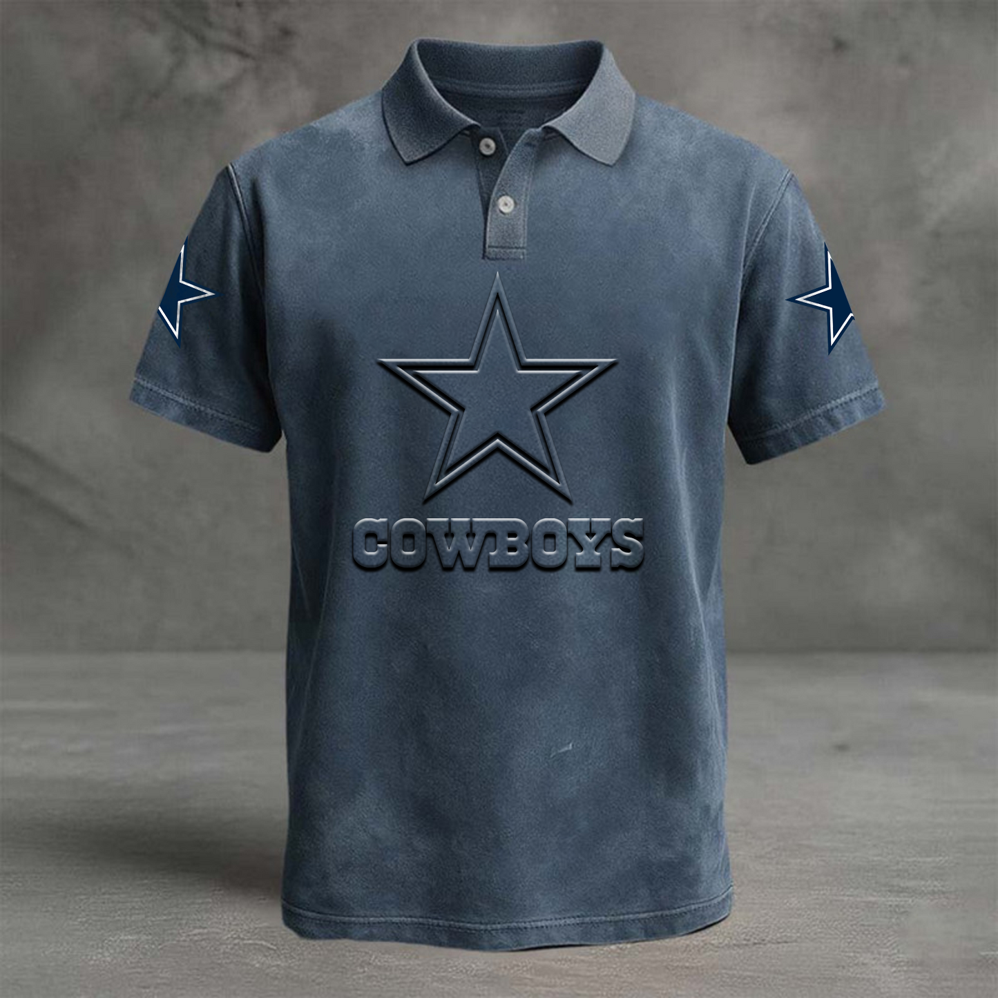 DAL x NFL Embossed Polo Shirt DATND TANTD