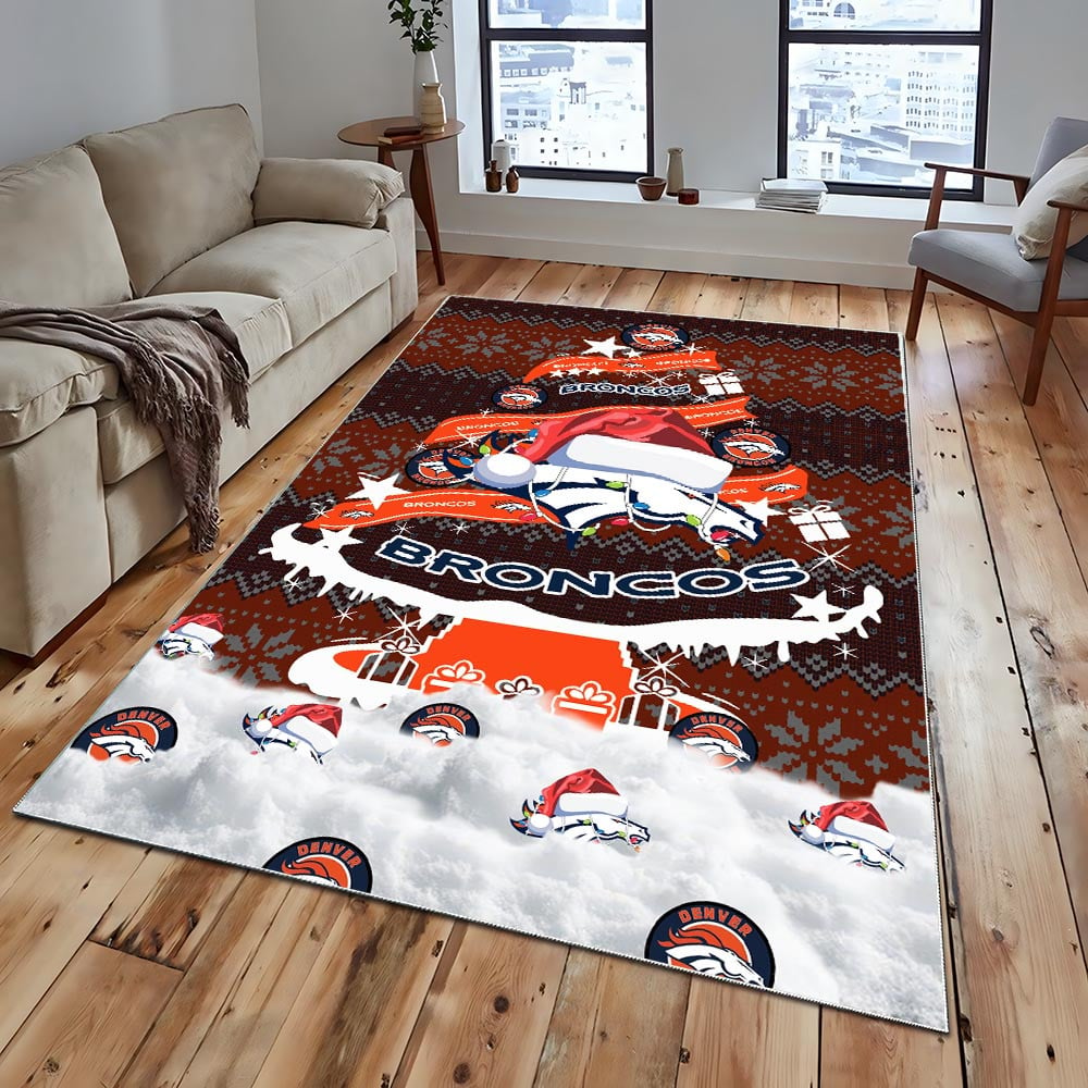 DB NFL Chrismas Carpet Rug DDT NTL