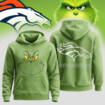 DB Premium NFL Grinch Christmas Hoodie DDT CTND